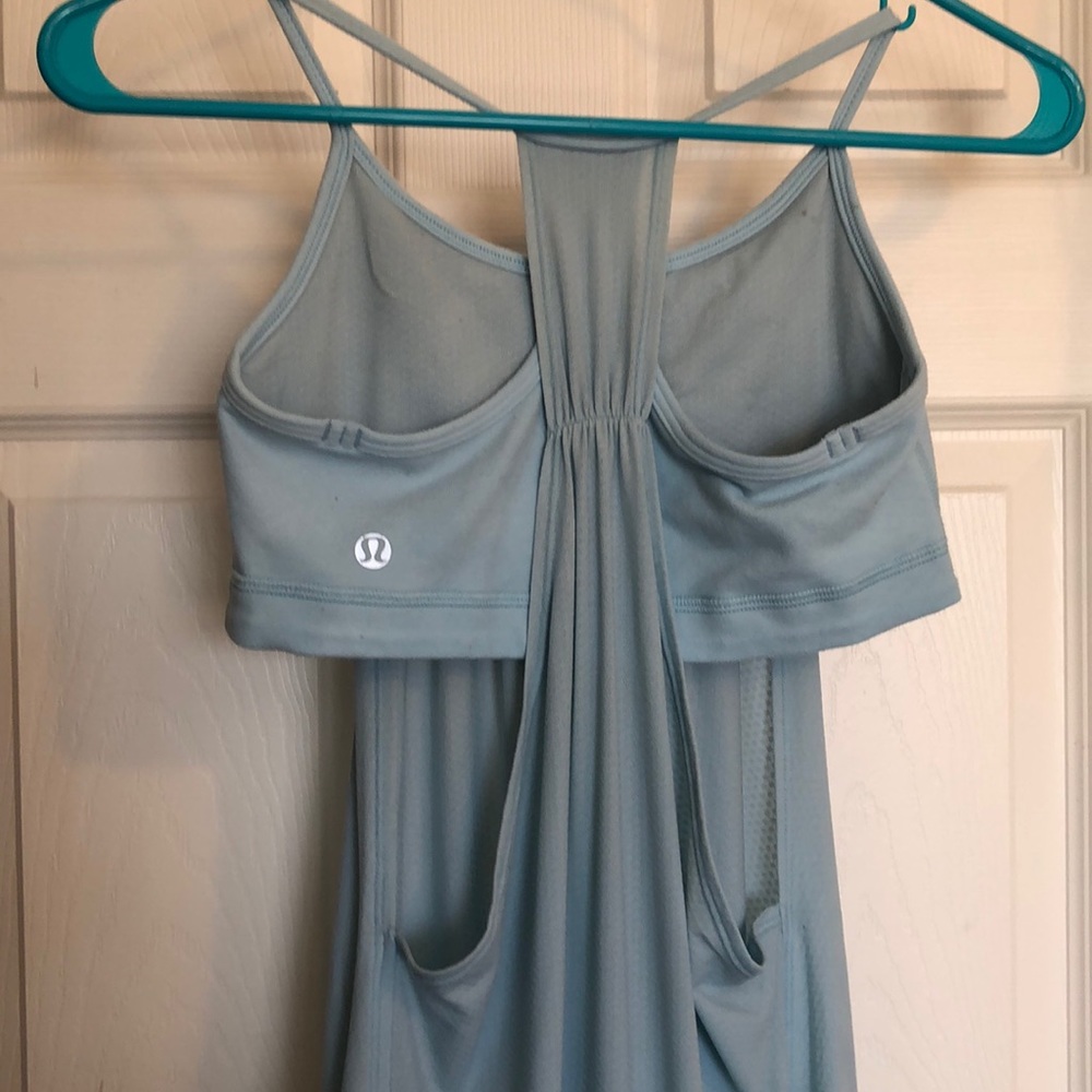 Sold! Lululemon Pwdr blue tank - Picture 7 of 7